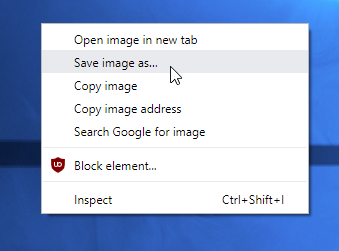 Right click save windows 10 default background to desktop