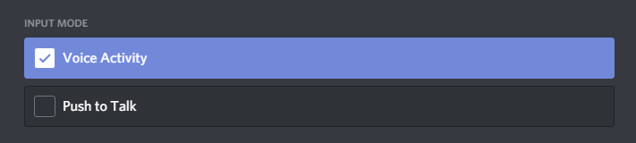 Input mode Discord mic not working