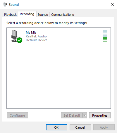 asus realtek hd audio manager not detecting blue yet microphone