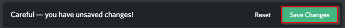 Discord Save Changes Notification