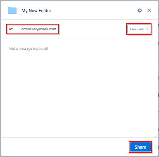 Dropbox Share Folder Share Options