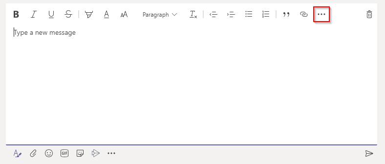 Microsoft Teams Format Text More Options