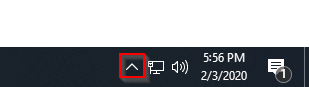 Windows 10 Task Bar Show hidden icons