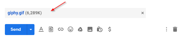 Gmail New Email With GIF Attached
