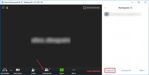 How to Mute All Participants in a Zoom Meeting