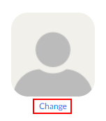 Change Link Under Current Profile Picture on Zoom Profile