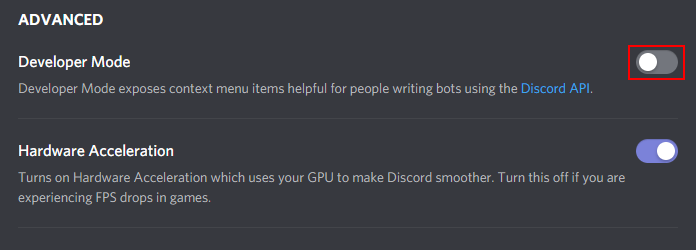 How to Turn on or off Discord Developer Mode on Windows 10/11