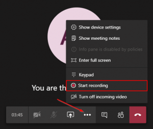 How to Record and Find Recordings in Microsoft Teams