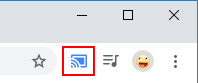 Blue Cast Icon in Google Chrome