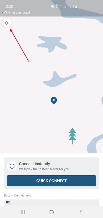NordVPN Android Settings Icon