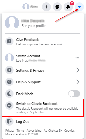 How to Switch Back to Classic Facebook - TechSwift