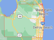 Google Maps Palm Beach County Line