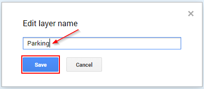 Google My Maps Save Layer Name