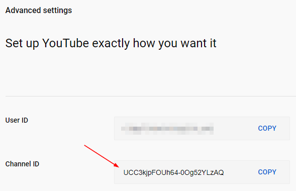 YouTube Channel ID