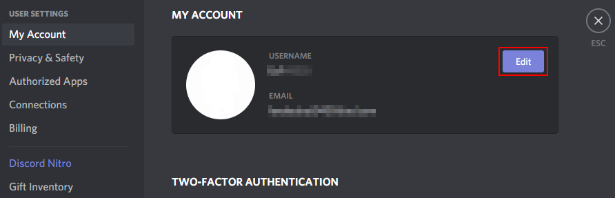 discord app switch account