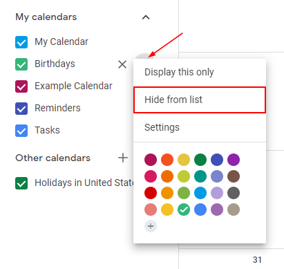 How to Remove Birthdays in Google Calendar (Desktop / Mobile) TechSwift