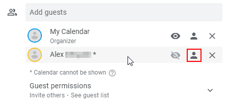 Google Calendar Mark Guest as Optional