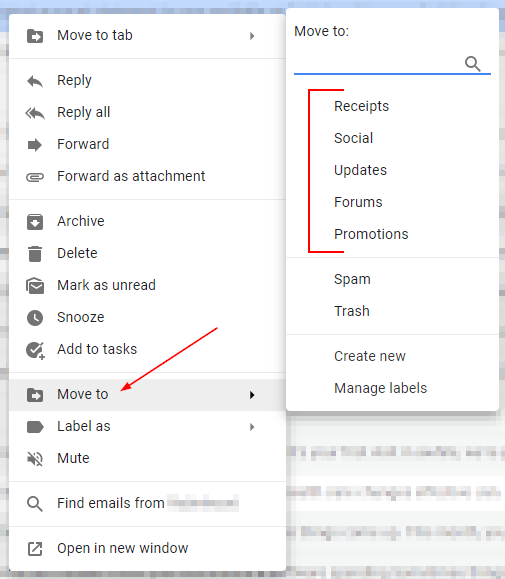 gmail add label to email address