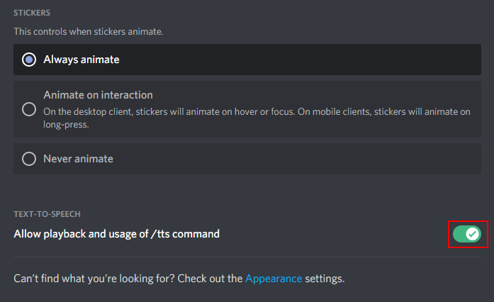 Discord tts не работает