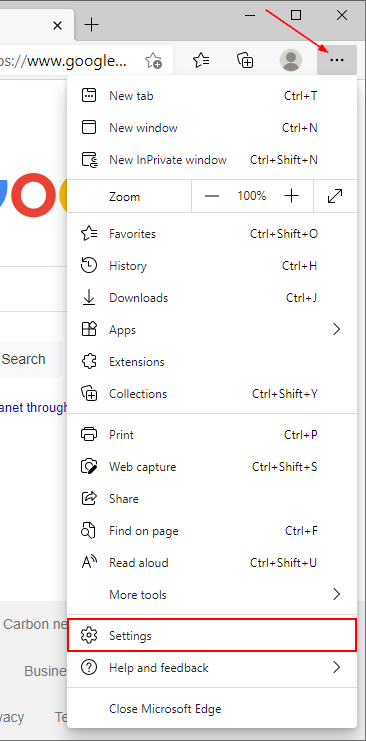 how to change preferences in microsoft edge