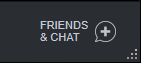 Steam Friends and Chat Button