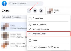 How to See Archived Messages on Facebook Messenger