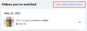How to Clear Watched Videos History on Facebook