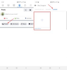 facebook upload photo without posting