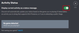 How to Hide Your Game Activity in Discord