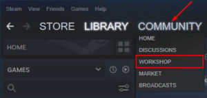 how to view all workshop items downloaded steam