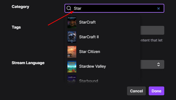 How to get your game category on Twitch and . - Pirate PR