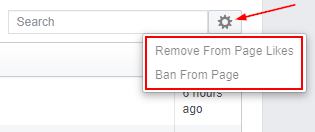 Веб-сайт Facebook Удалить со страницы «Нравится» и заблокировать страницу на странице «Люди» и «Другие страницы»