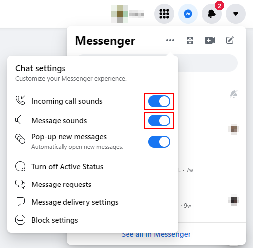 Facebook messenger chat admin rights