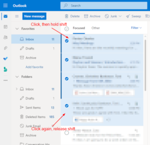 How to Select Multiple Emails in Outlook - TechSwift