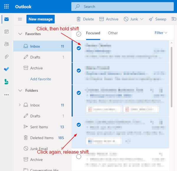 How to Select All Emails in Outlook