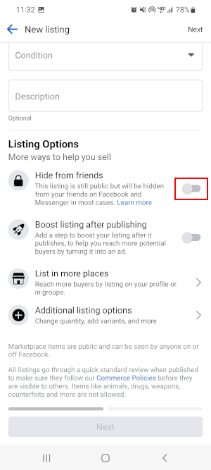 How To Hide Your Facebook Marketplace Listings From Friends TechSwift